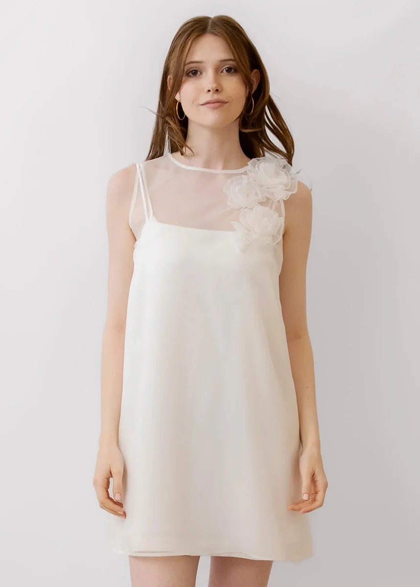 Kenia Mini Dress White