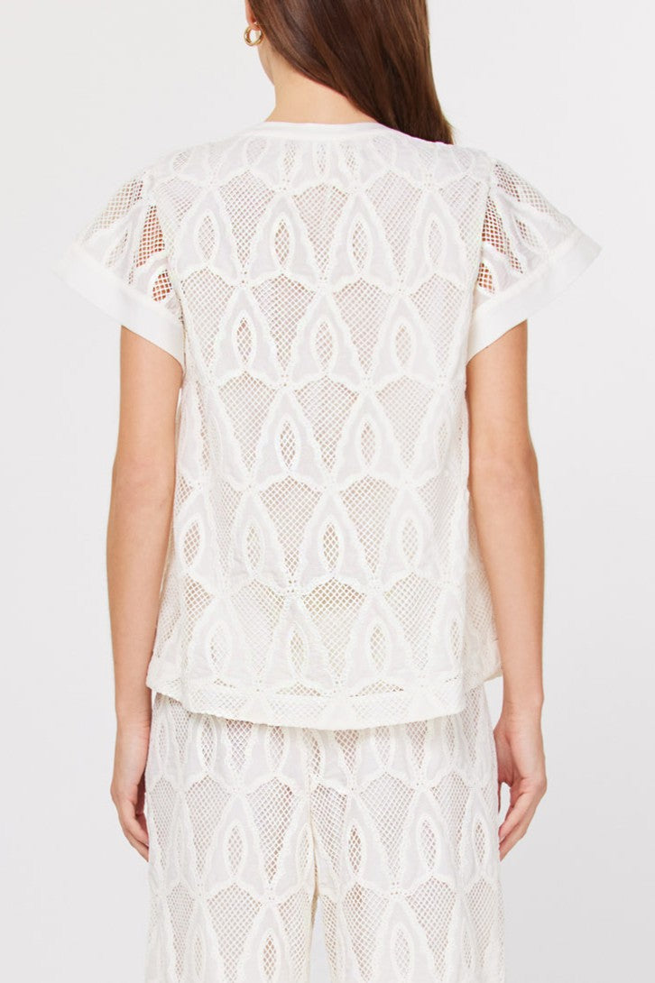 Carrie Two Piece Set White