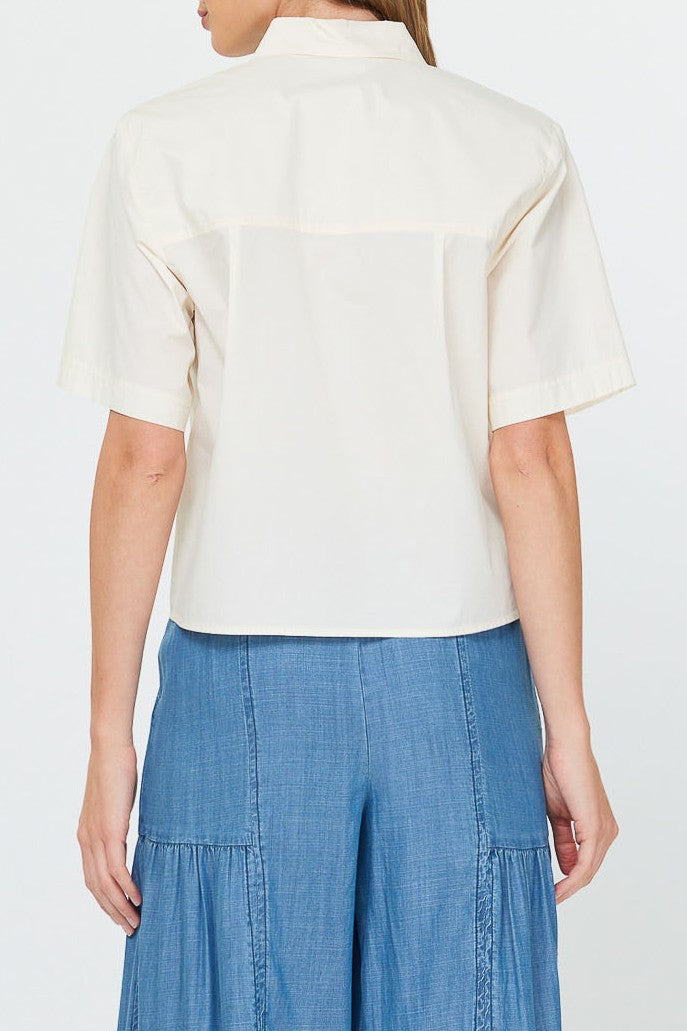 Sofiya Cropped Cream