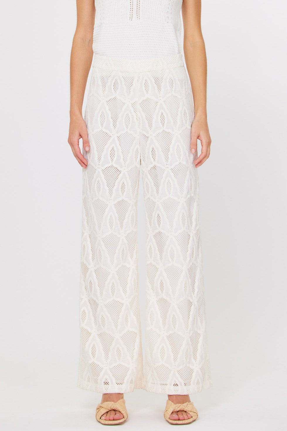 Carrie Two Piece Set White