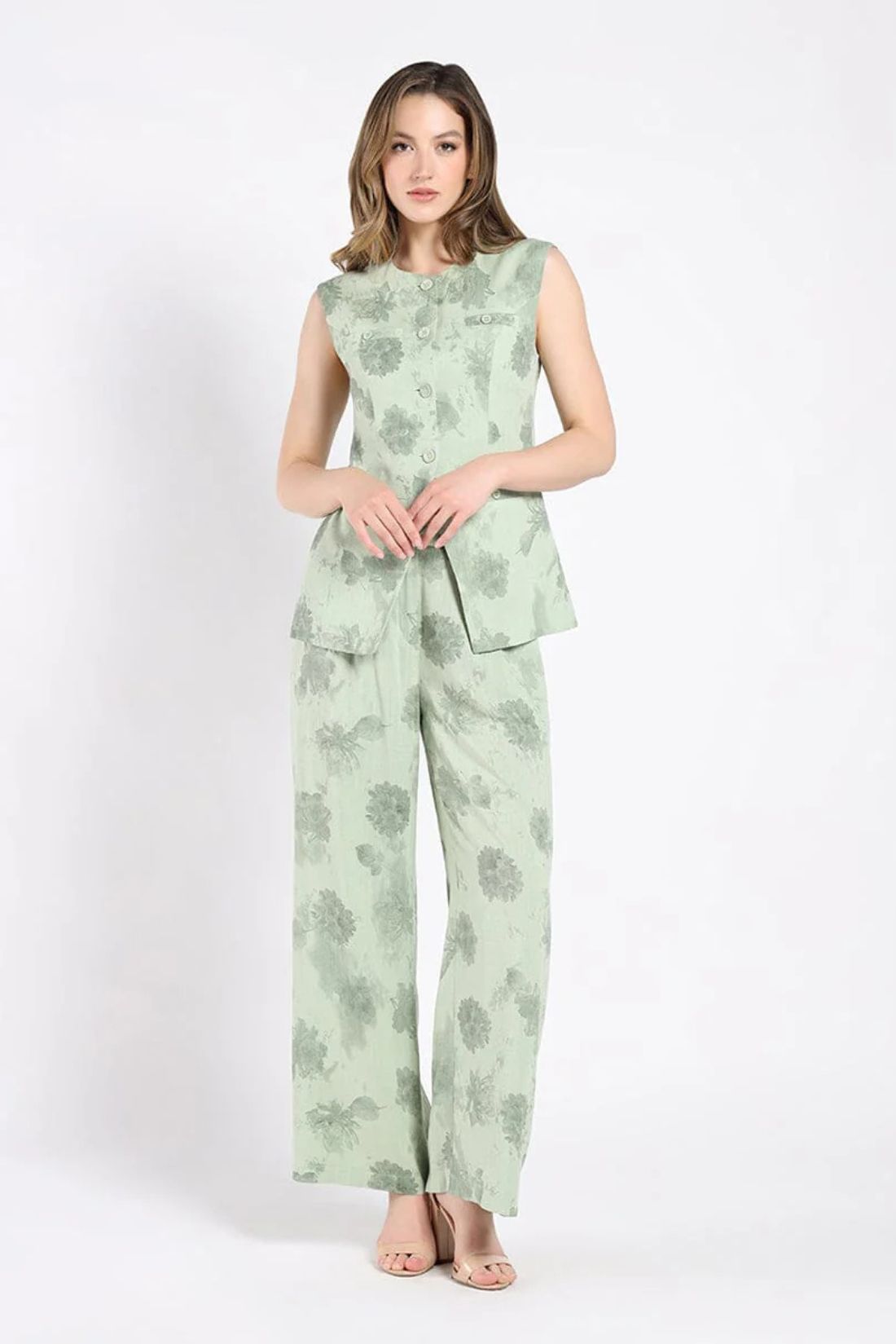 Fariha Two Piece Set Green
