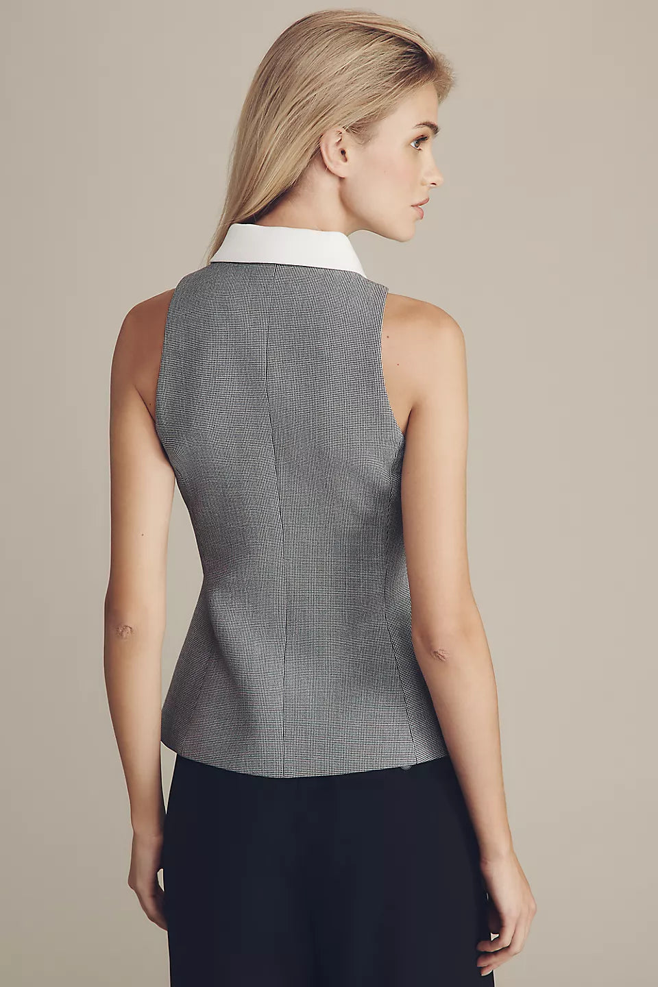 Nikki Vest Black White