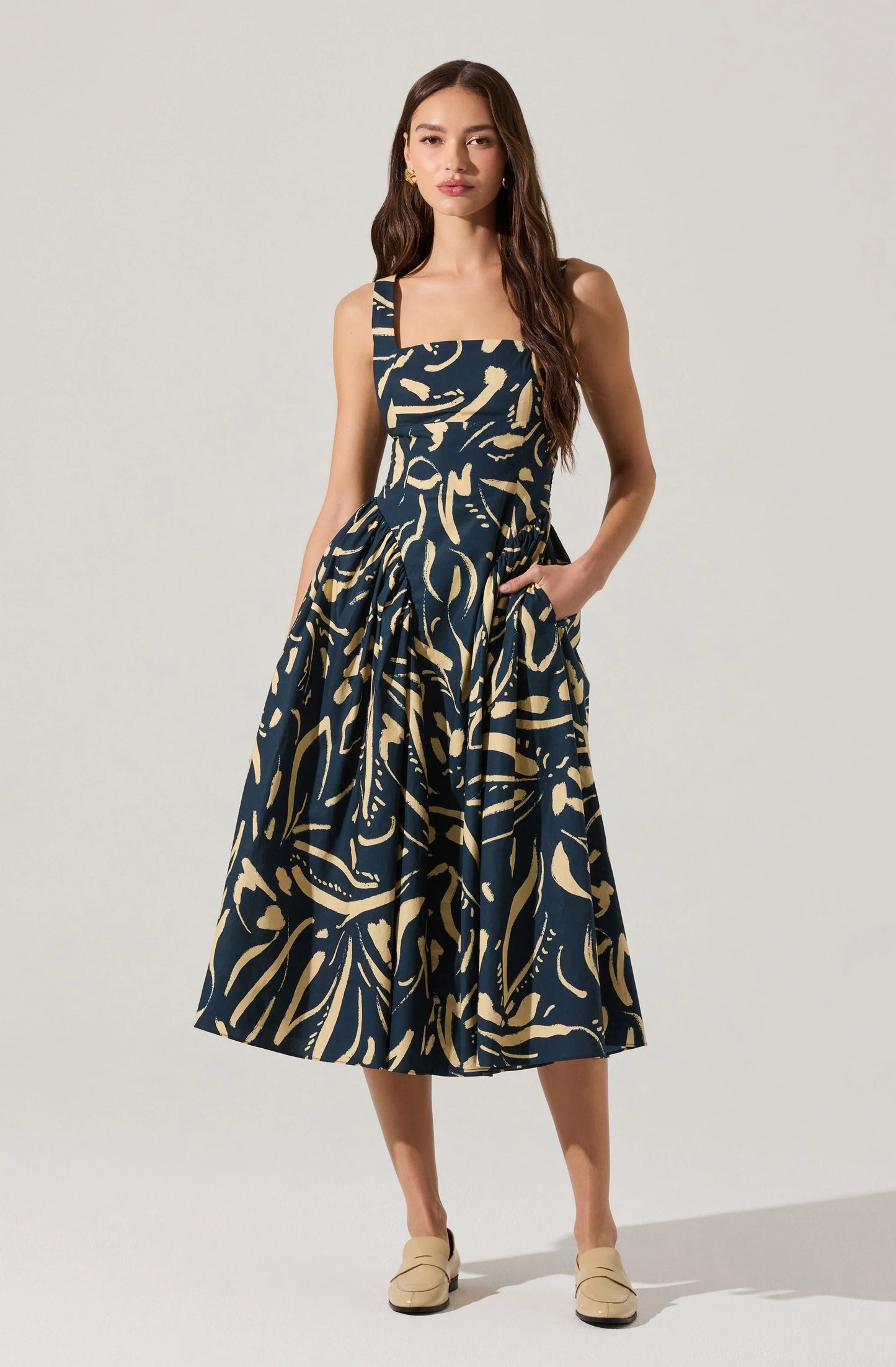 Vinya Dress Navy
