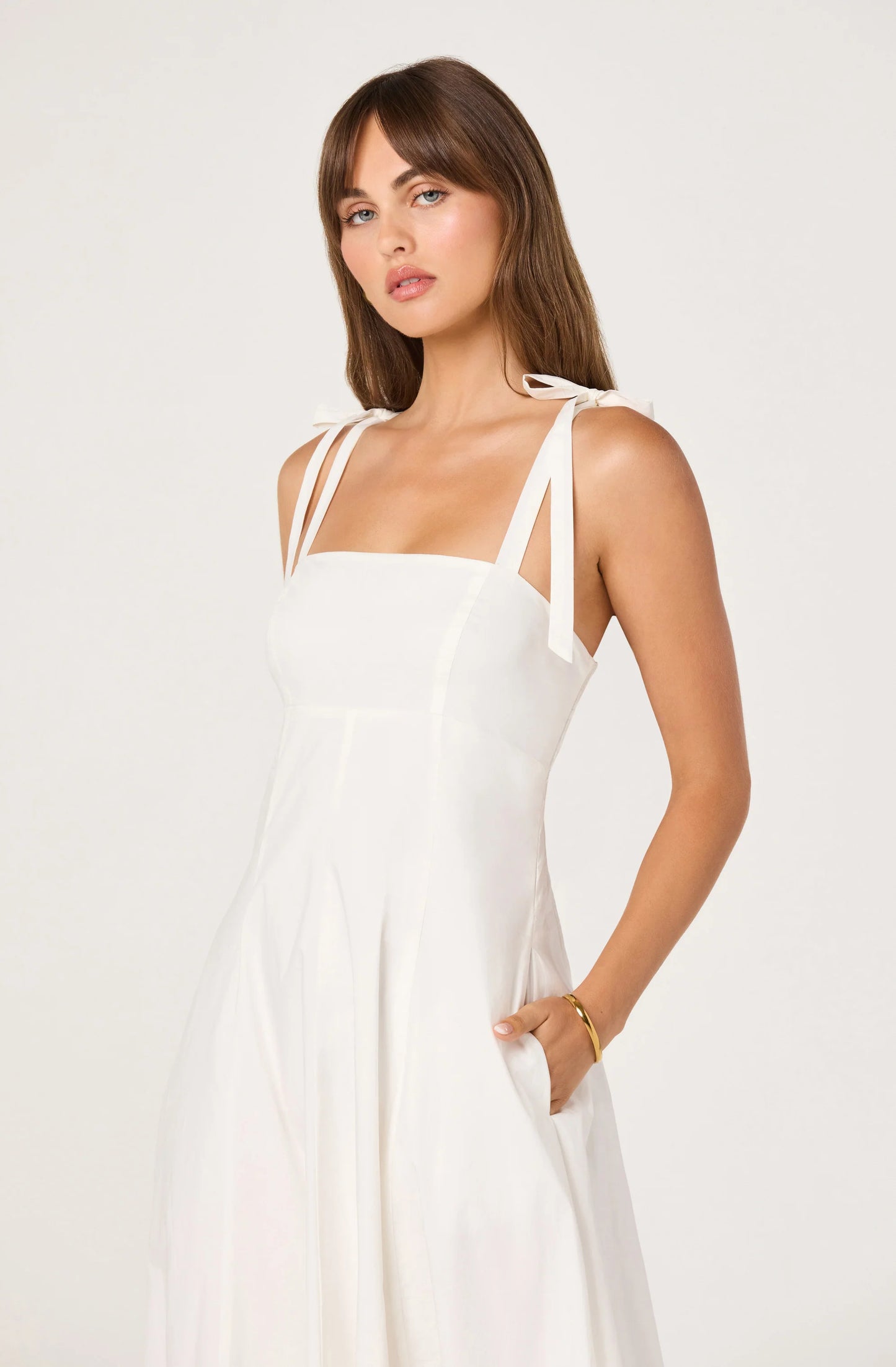Shiann Dress White