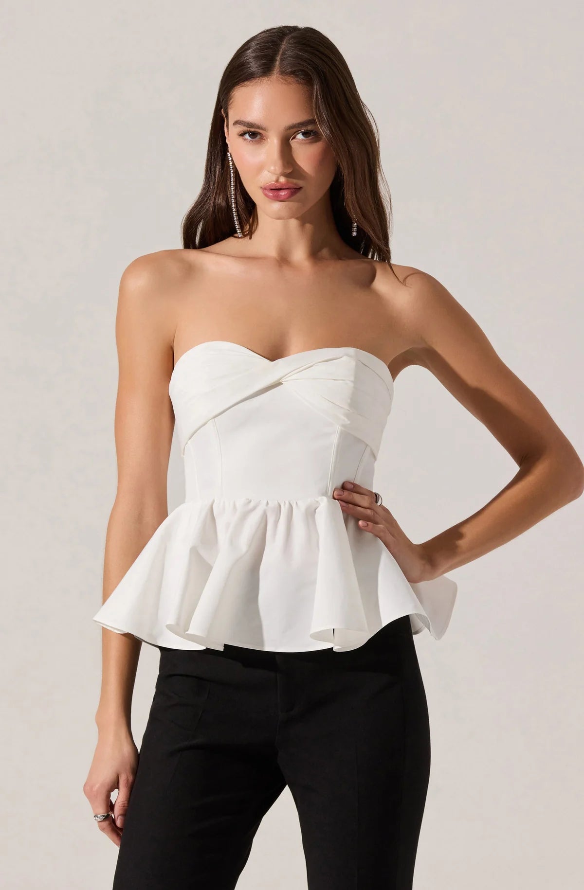 Melia Top White