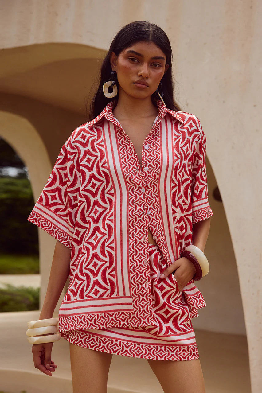 Alara Shirt Red