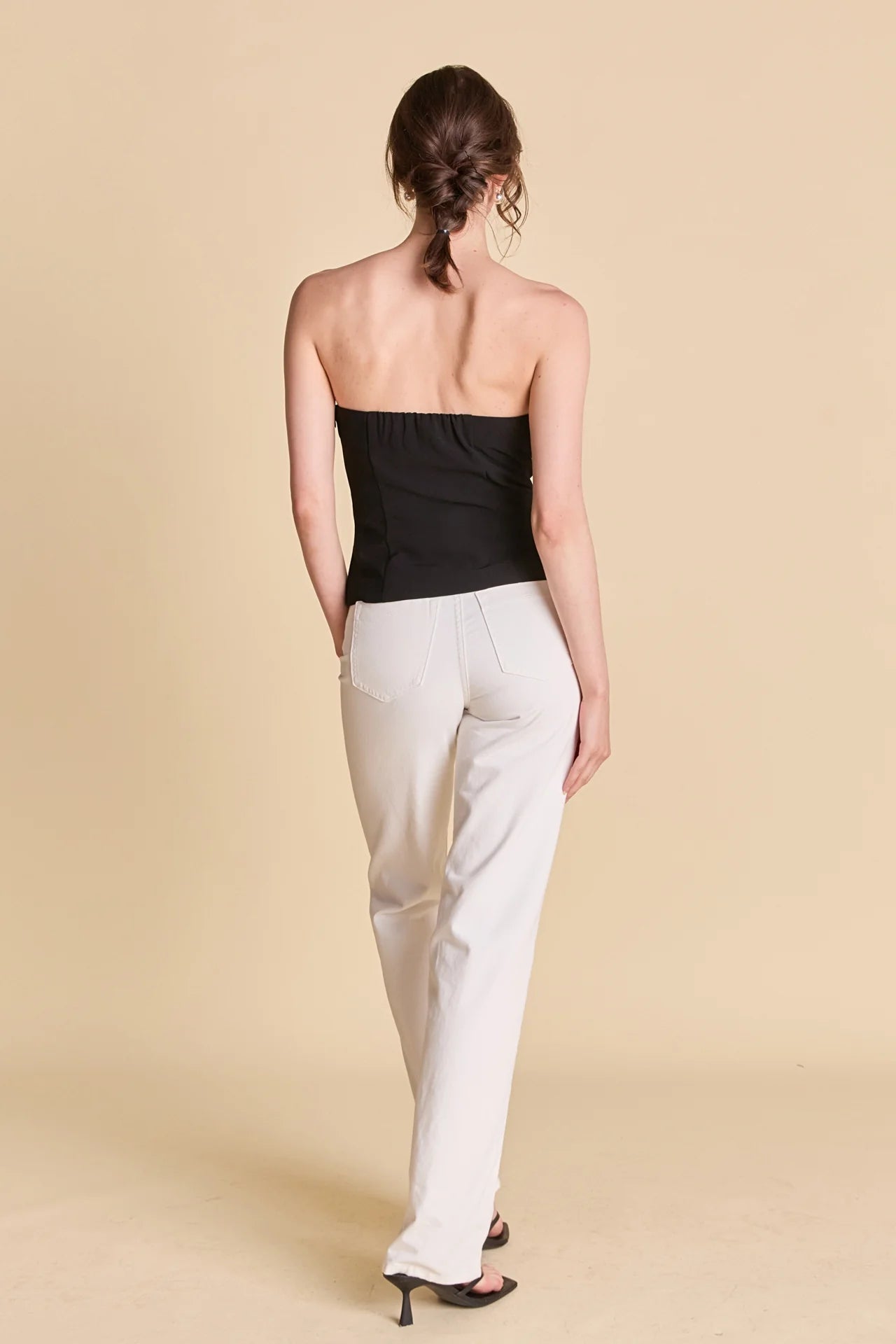 Elise Bustier Top Black