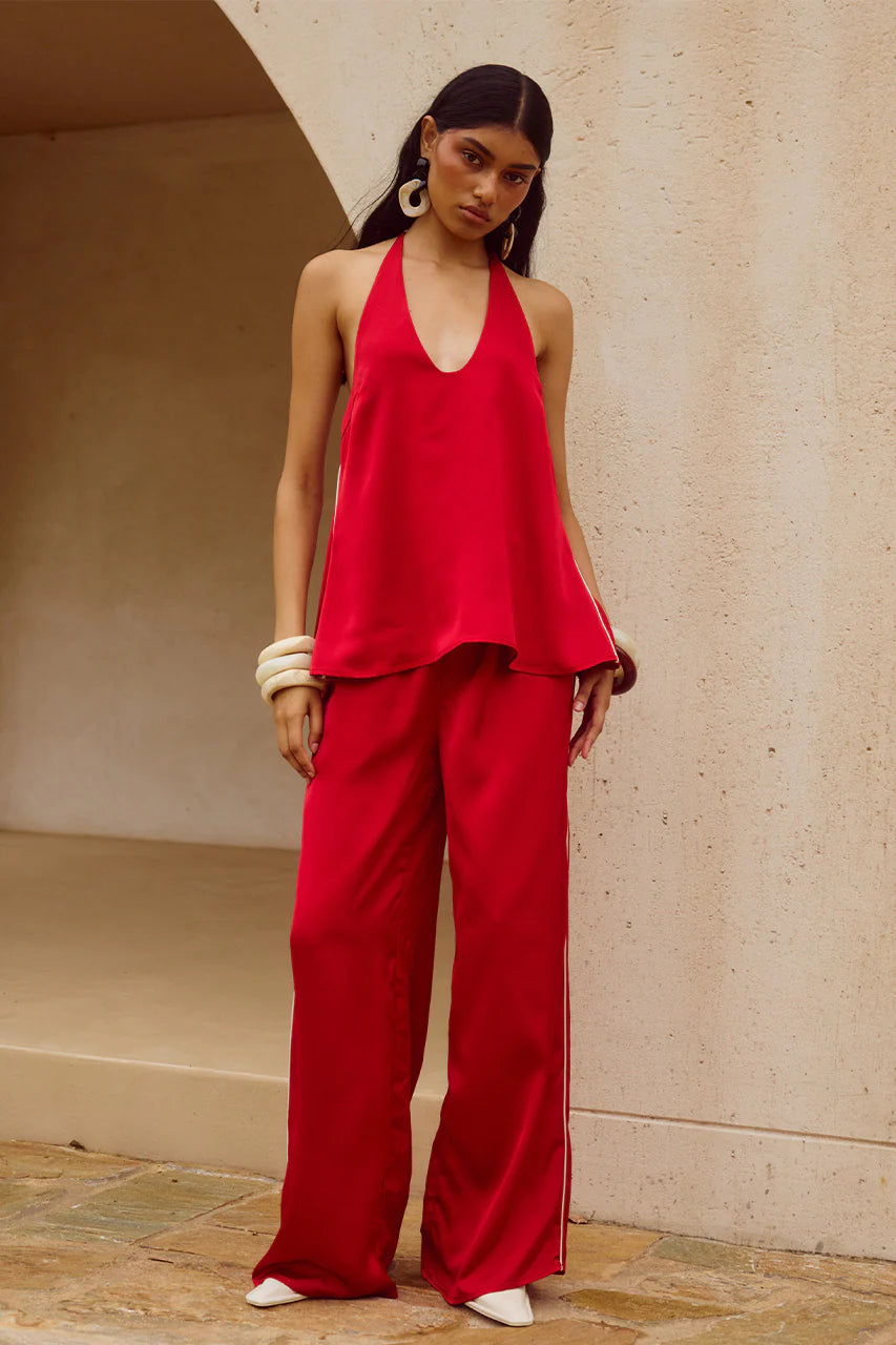 Bailie Two Piece Set Red