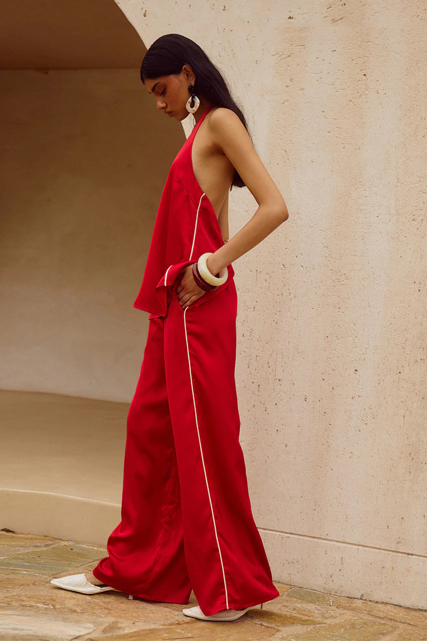 Bailie Two Piece Set Red