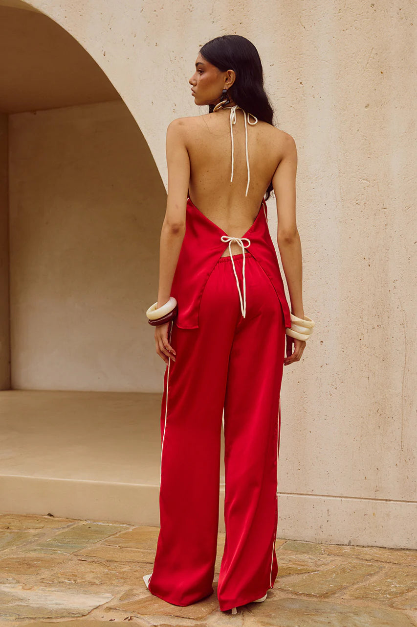 Bailie Two Piece Set Red