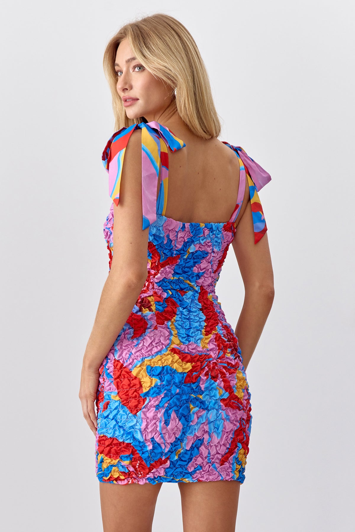 Lucy Popcorn Mini Dress