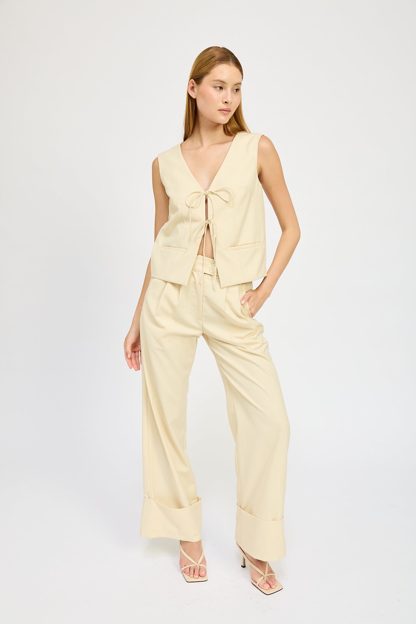 Maeva Two Piece Set Butter Yellow