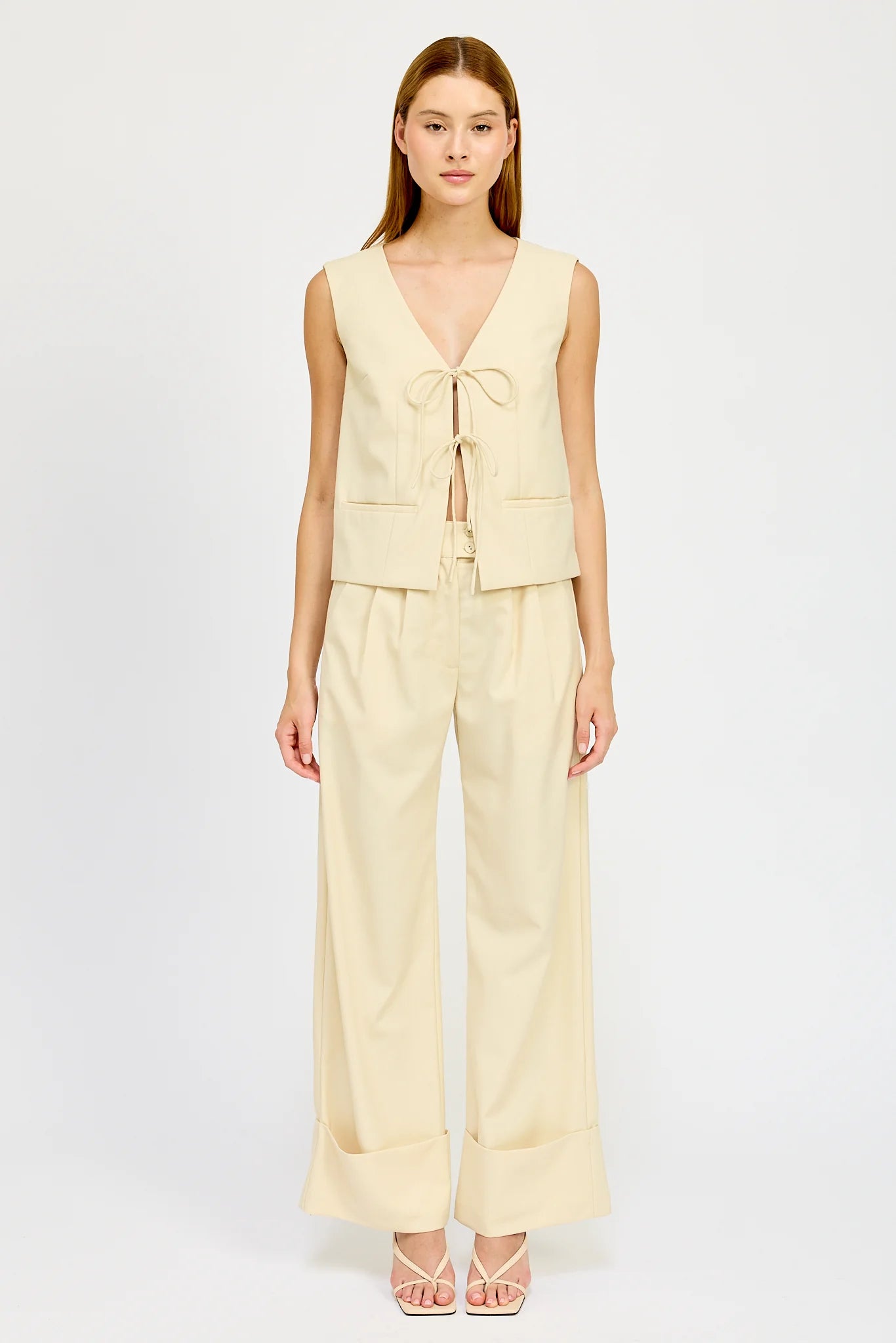 Maeva Two Piece Set Butter Yellow