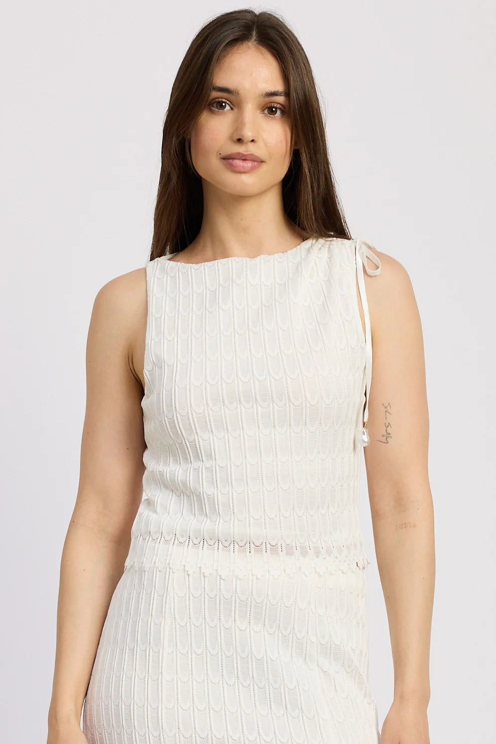 Lizzy Tank Top White