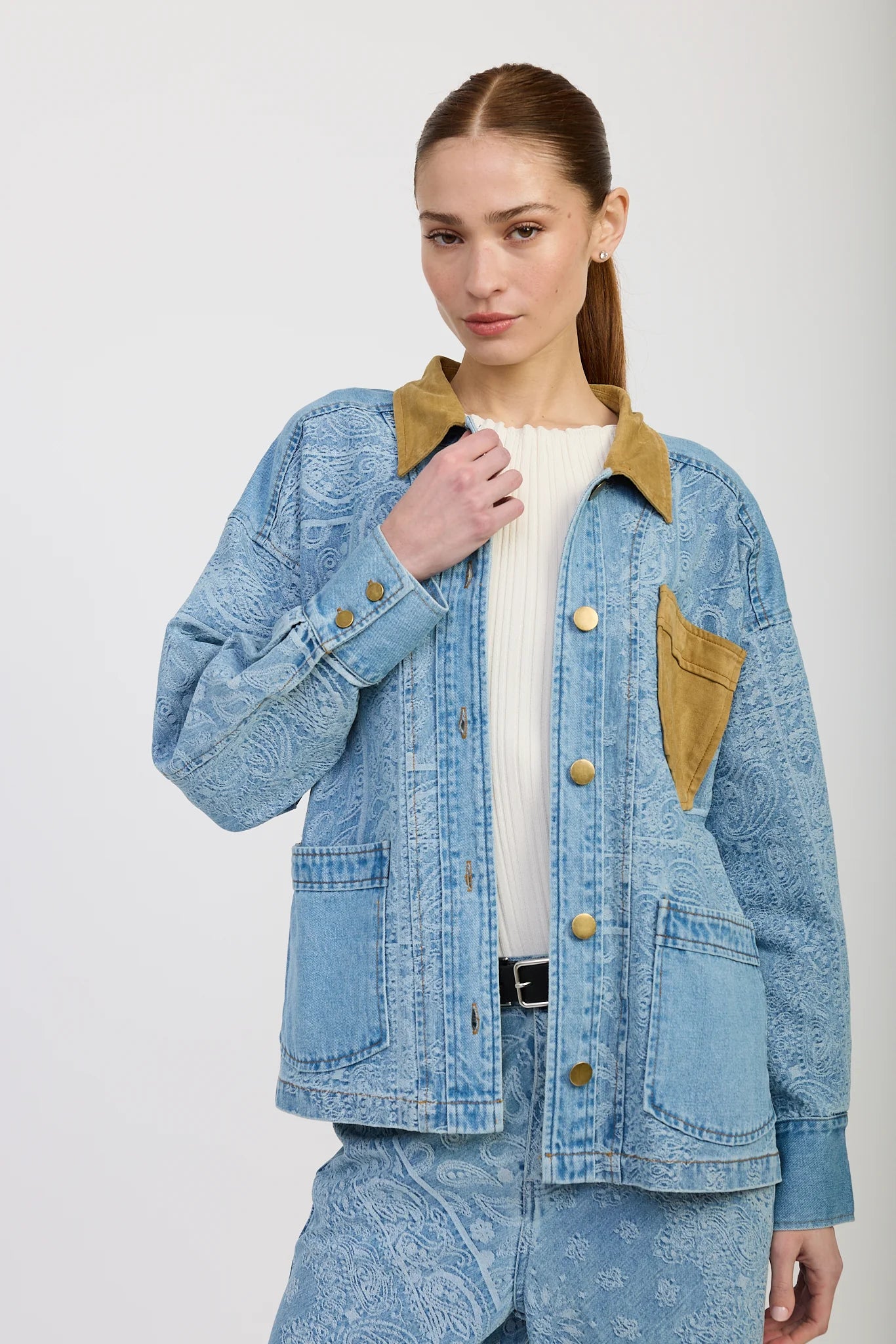 Tarak Two Piece Set Denim