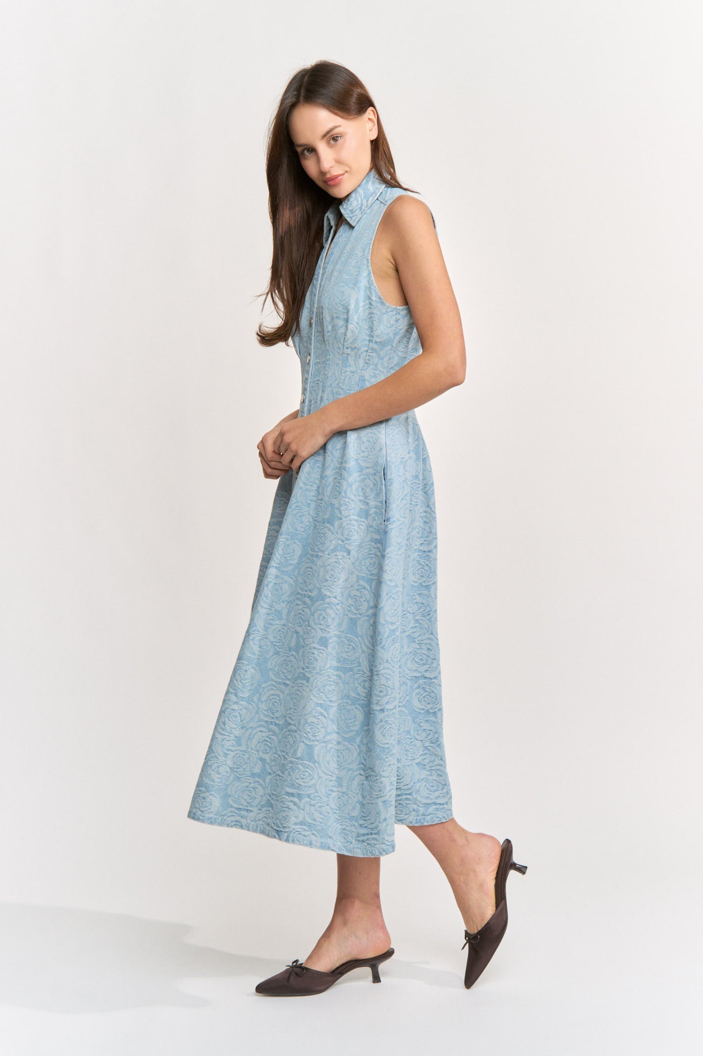 Kata Midi Dress Denim