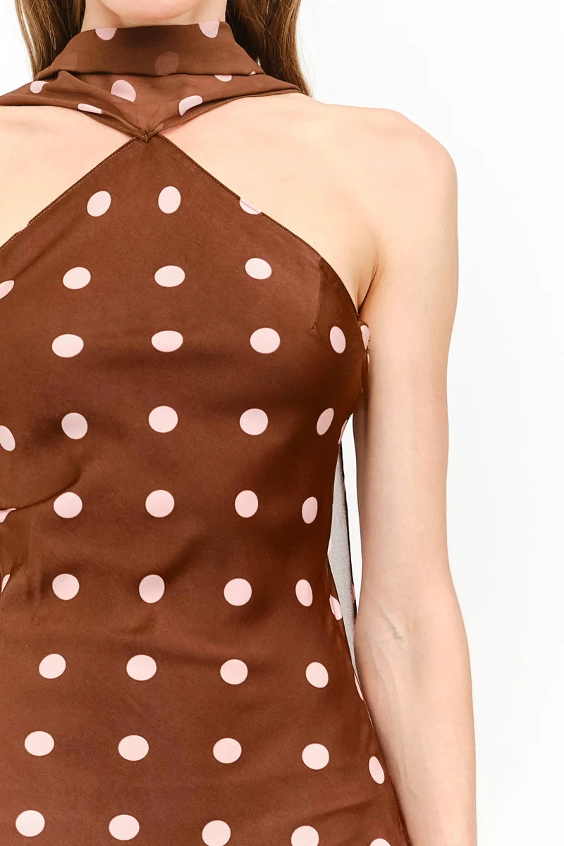 Magdalena Dress Brown