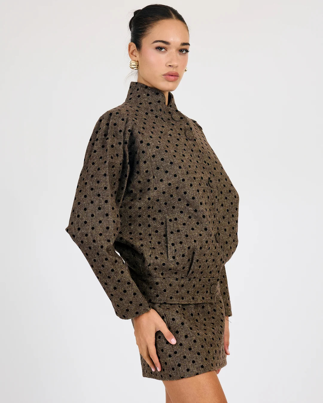 Millie Jacket Brown Multi