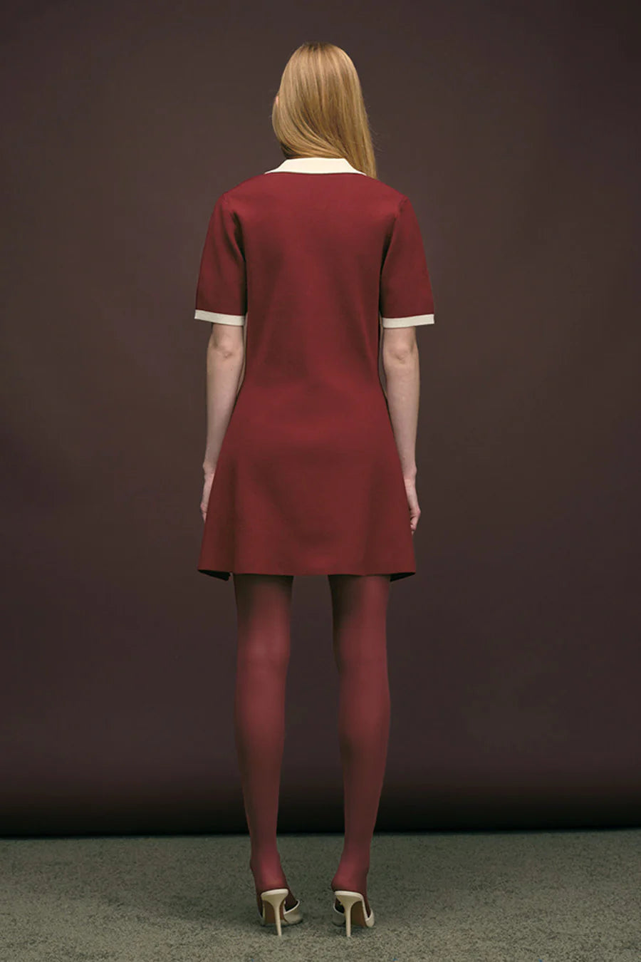 Melody Dress Burgundy