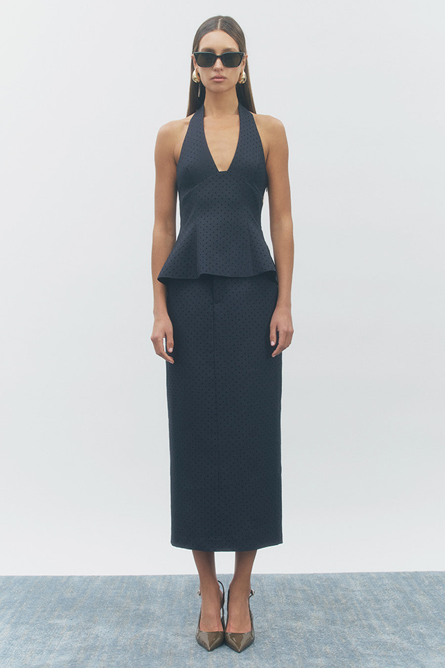 Elio Two Piece Set Navy Black