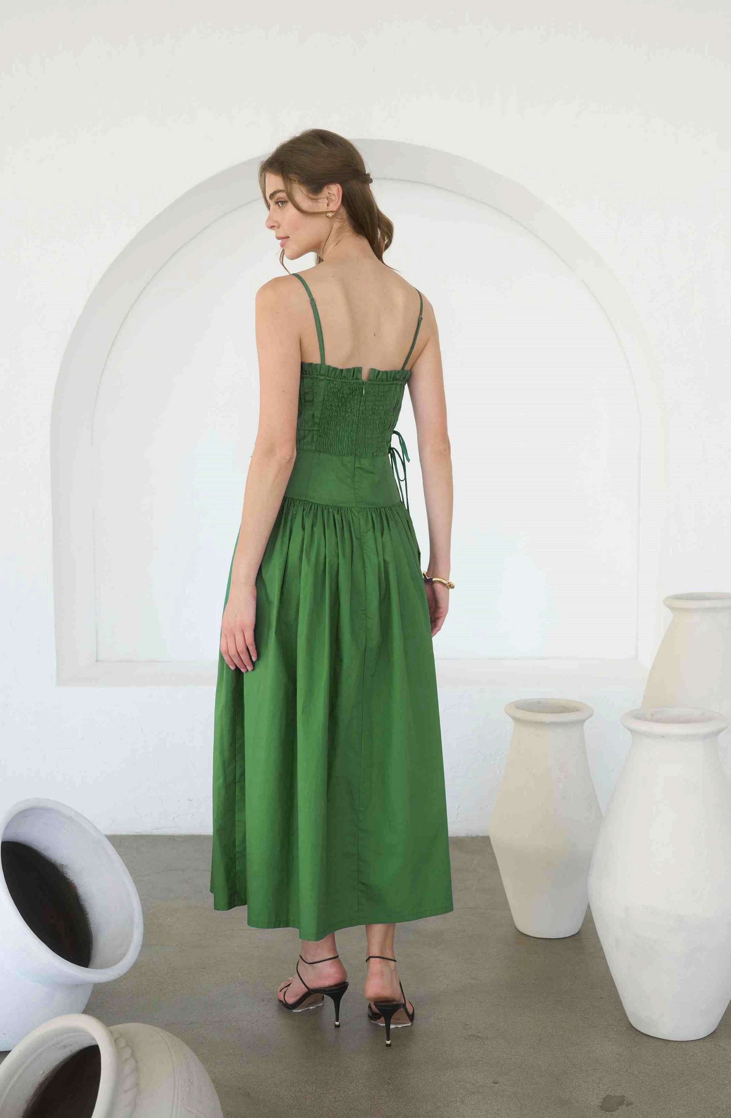 Nolana Midi Dress Green