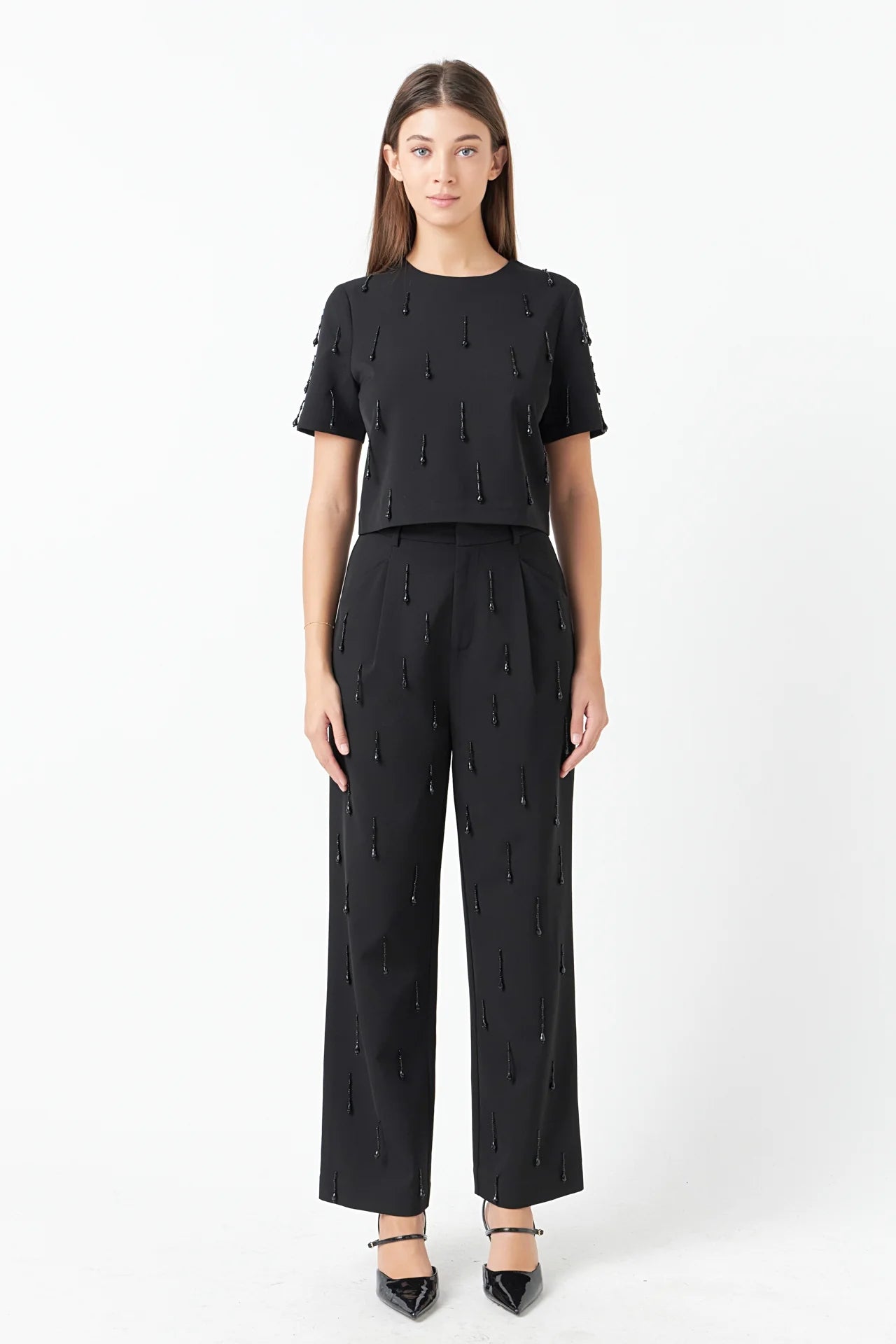 Emery Two Piece Set Black