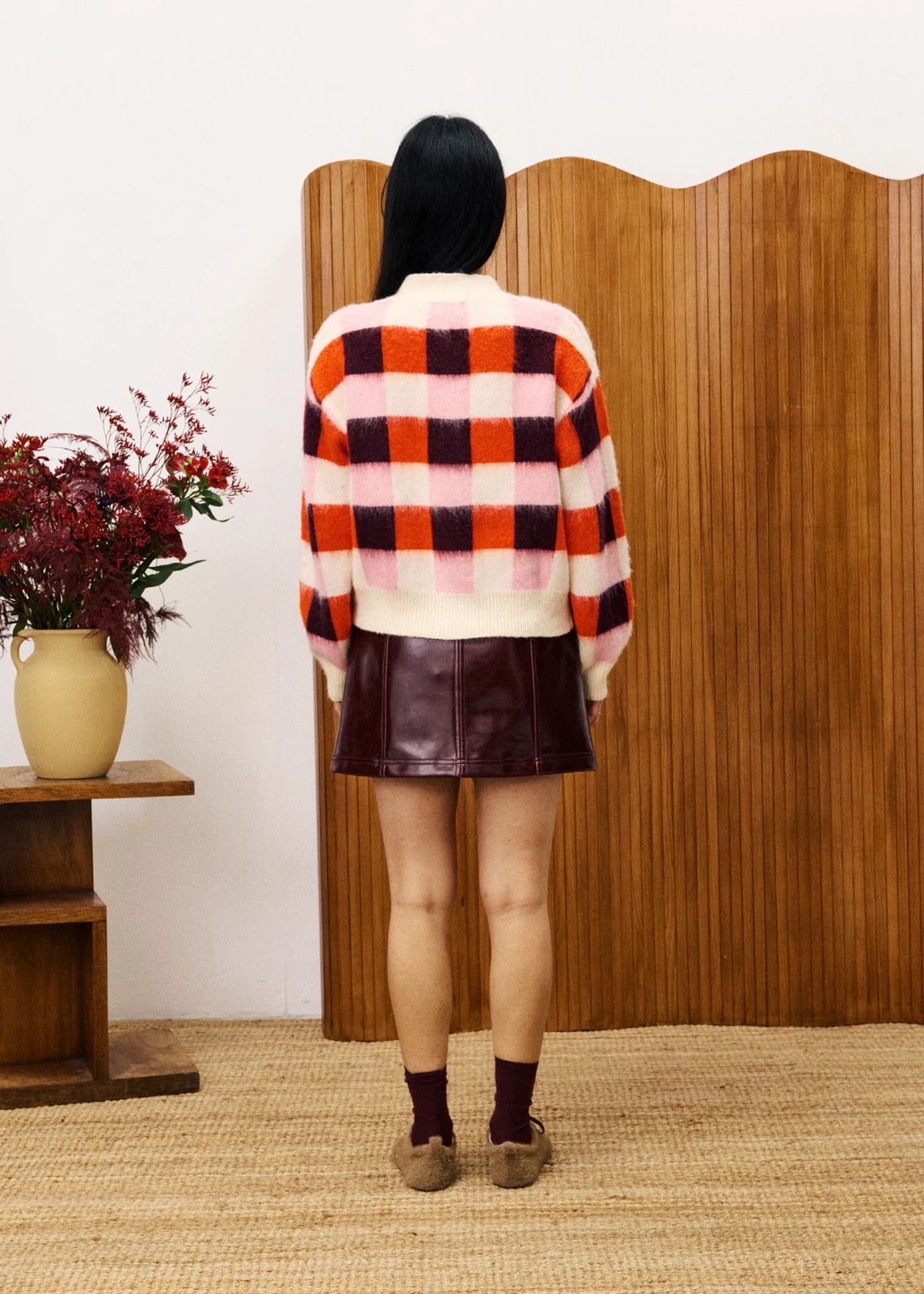 Viola Cardigan Rose