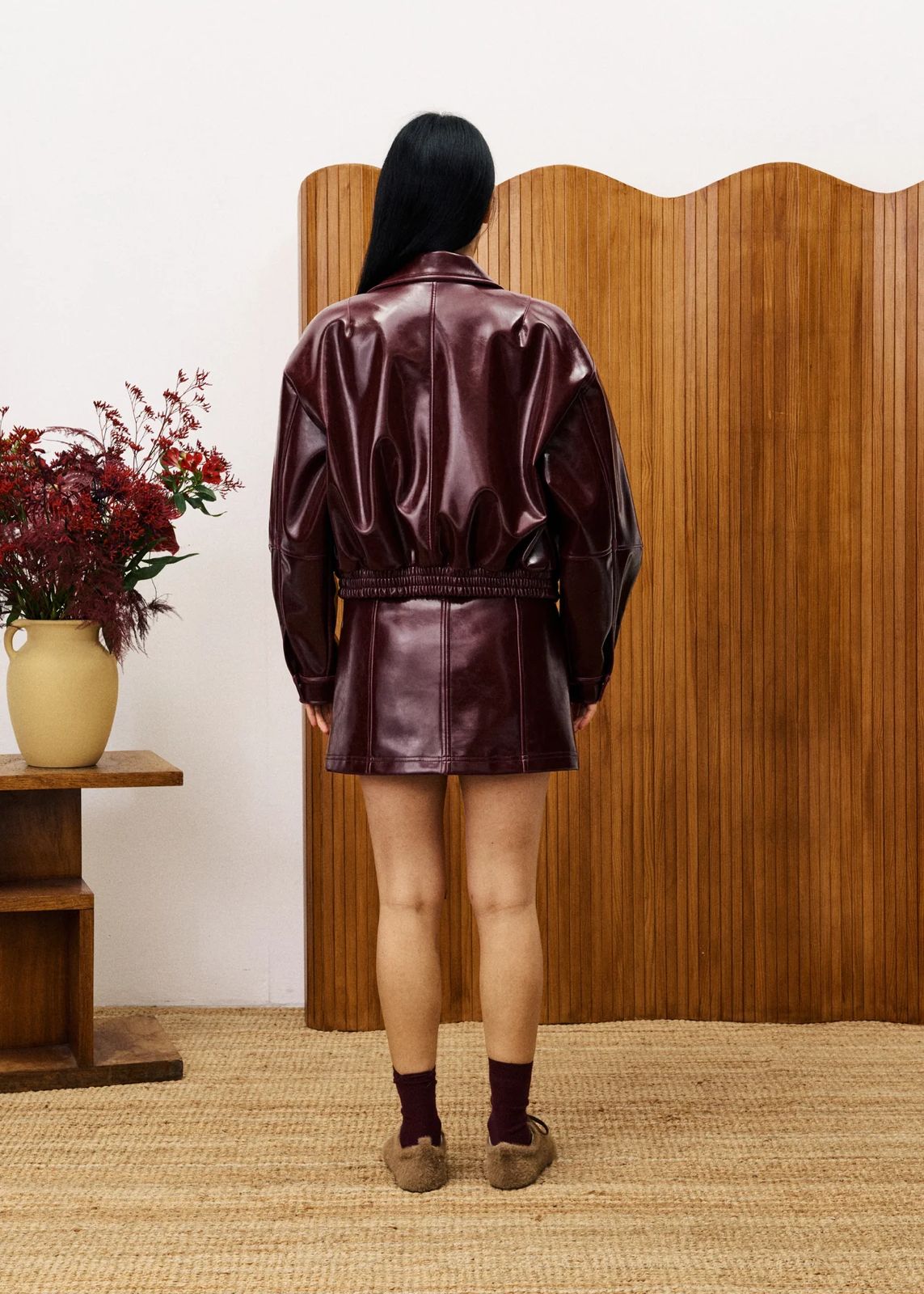 Bomber Jacket Bordeaux