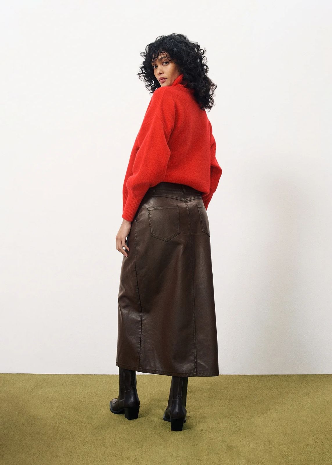 Nassia Skirt Chocolate