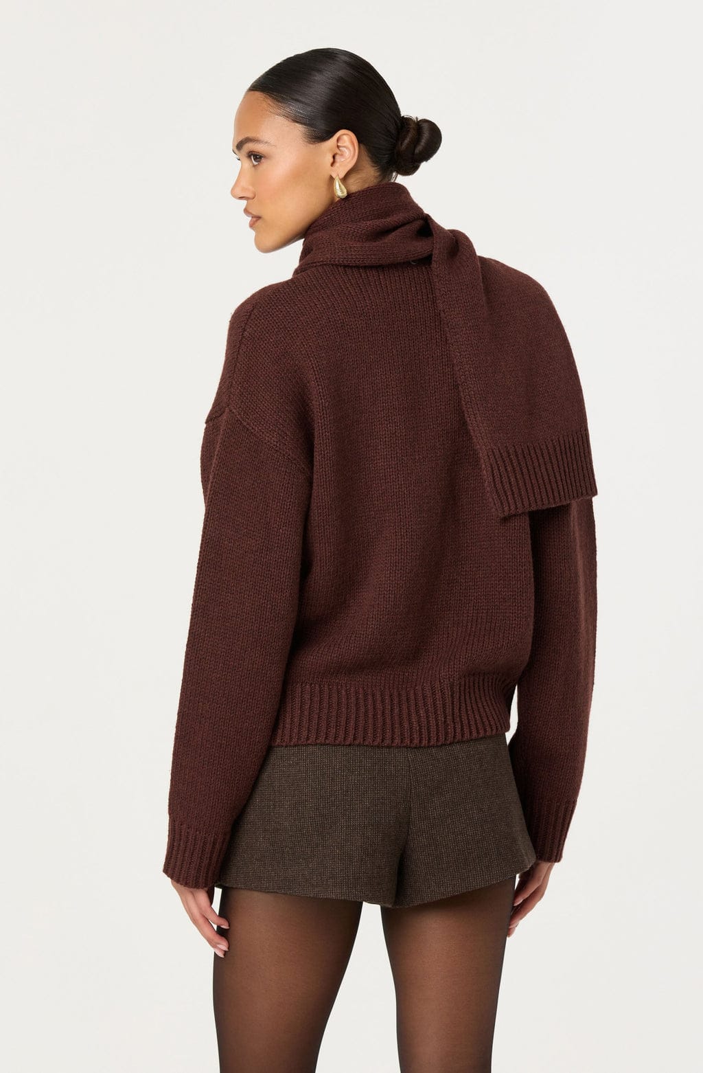 Jackeline Cardigan Wine