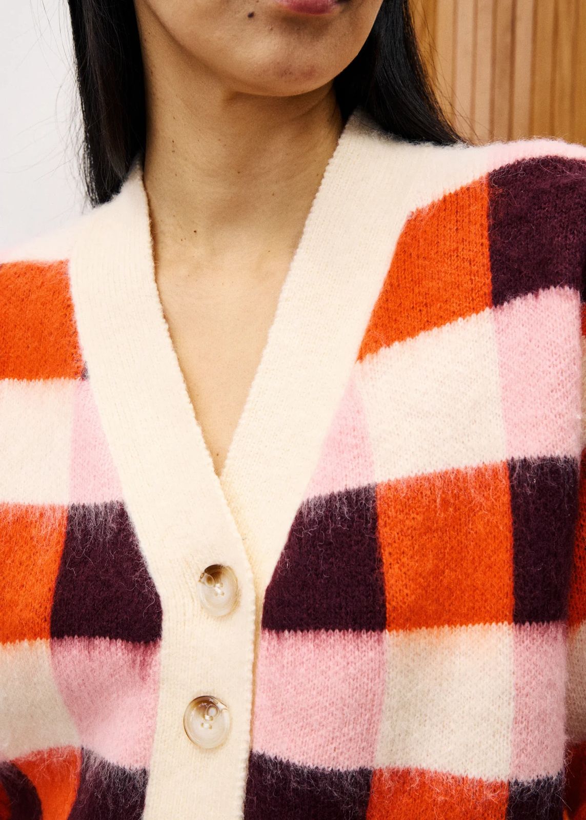 Viola Cardigan Rose