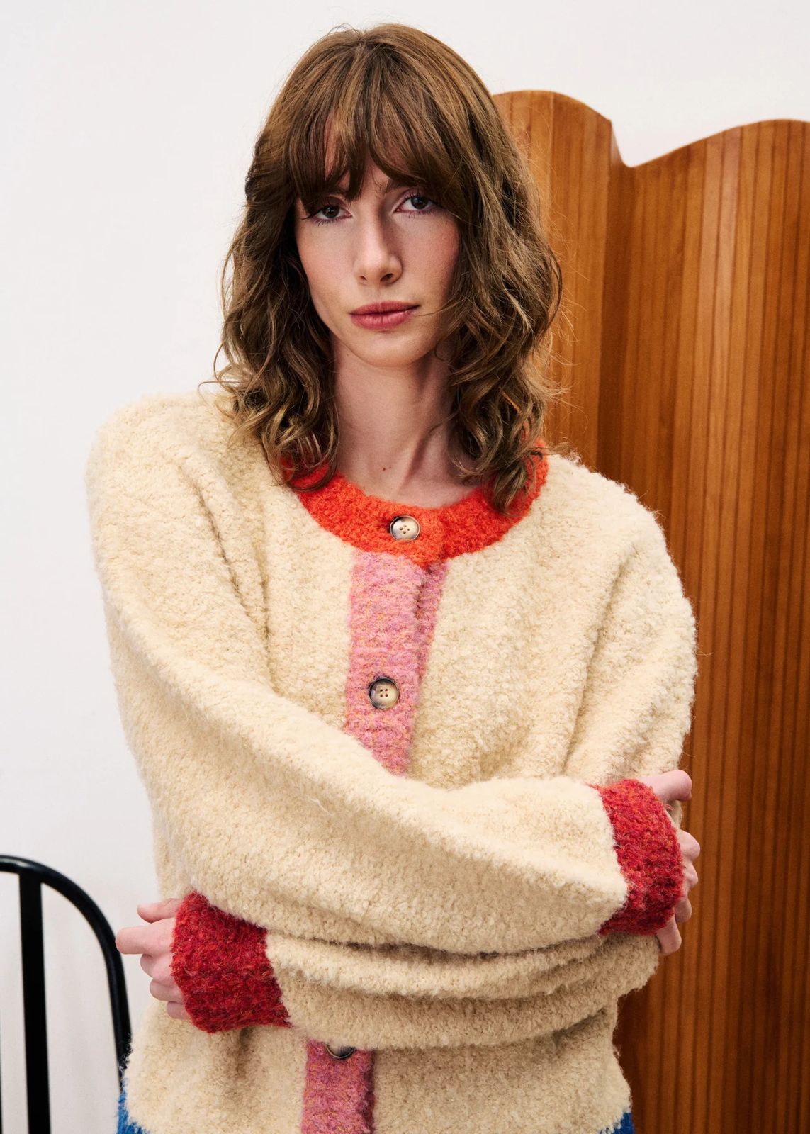 Cyclamen Cardigan Cream