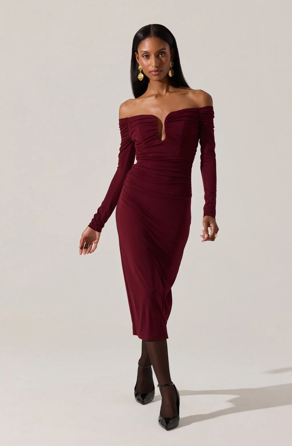 Lovinia Dress Wine