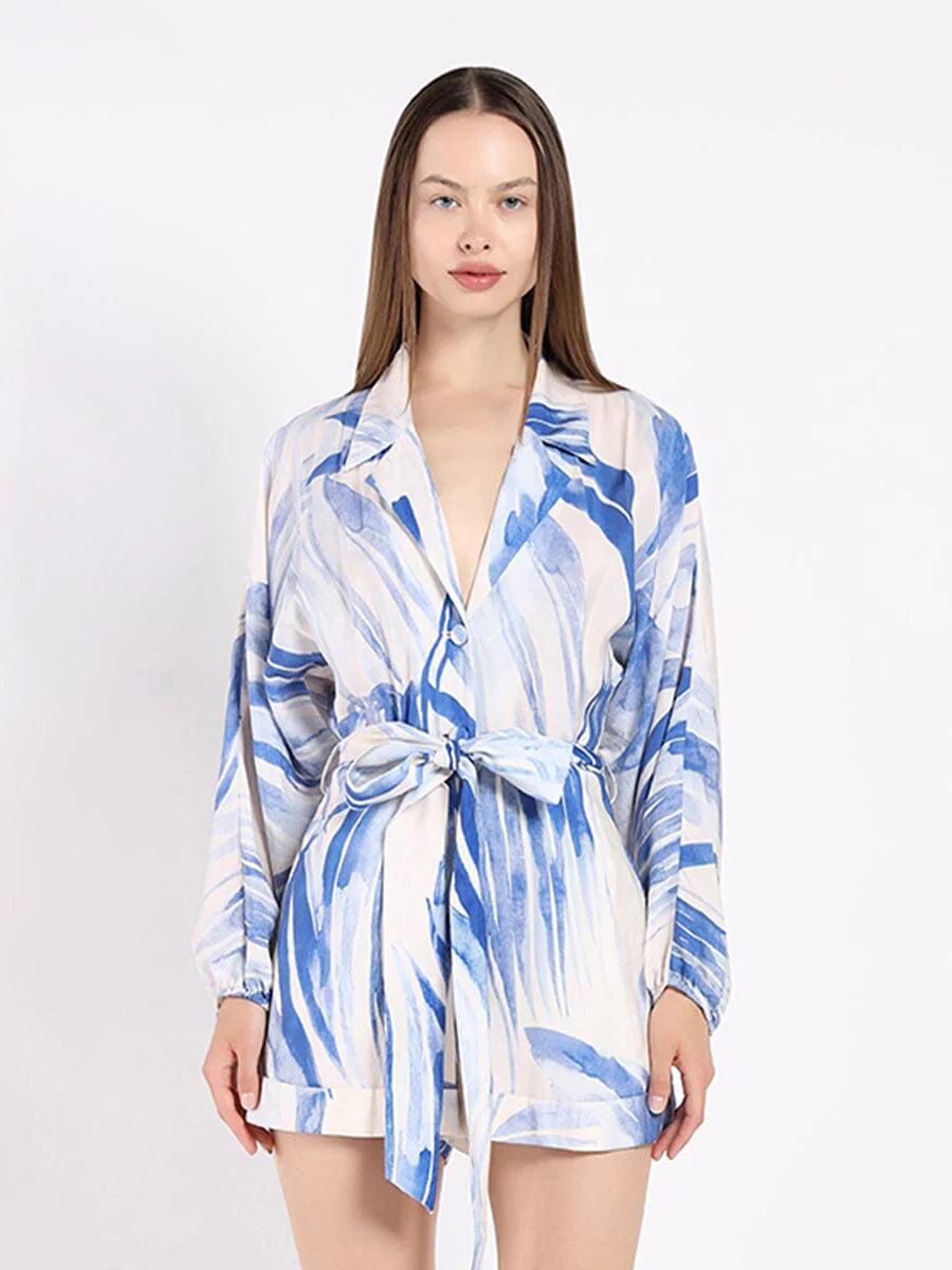 Dyanne Romper Blue