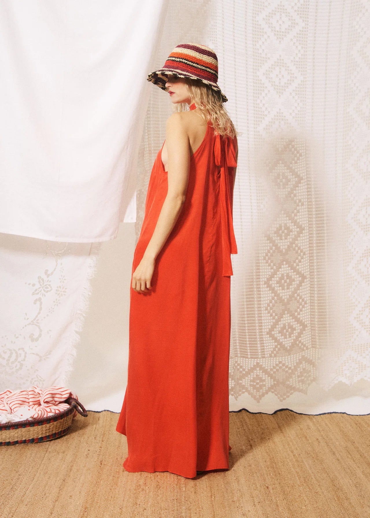 Castello Dress Coral