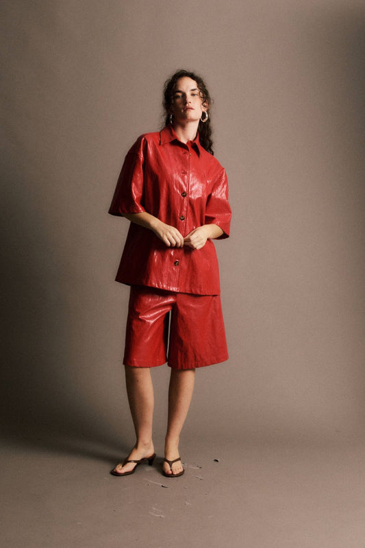 Adrien Two Piece Set Red