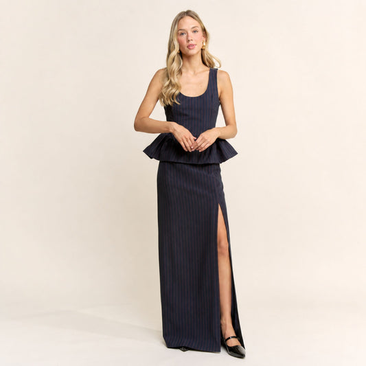 Francesca Two Piece Set Navy