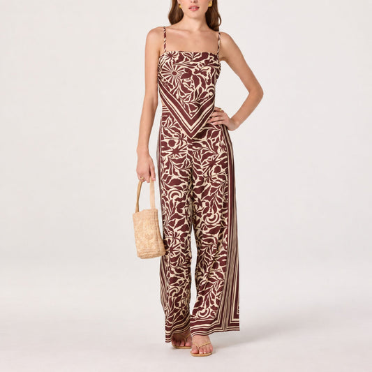 Eva Two Piece Set Brown