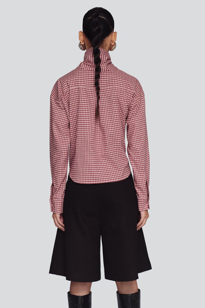 Laurel Top Vichy Red