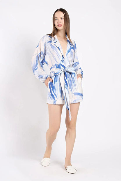 Dyanne Romper Blue