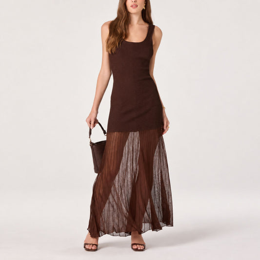 Glenna Dress Brown