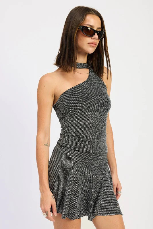 Vezza Top Silver Black