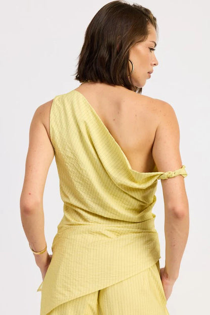 Lula Top Yellow Stripes