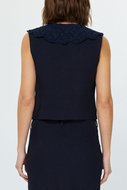 Liya Vest Navy