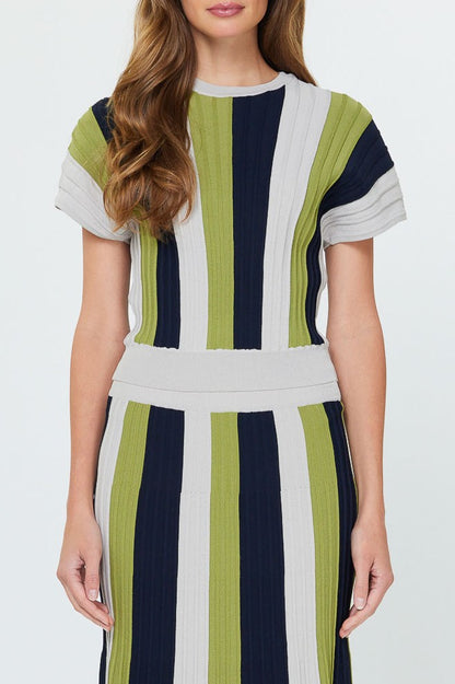 Felicity Top Navy Multi