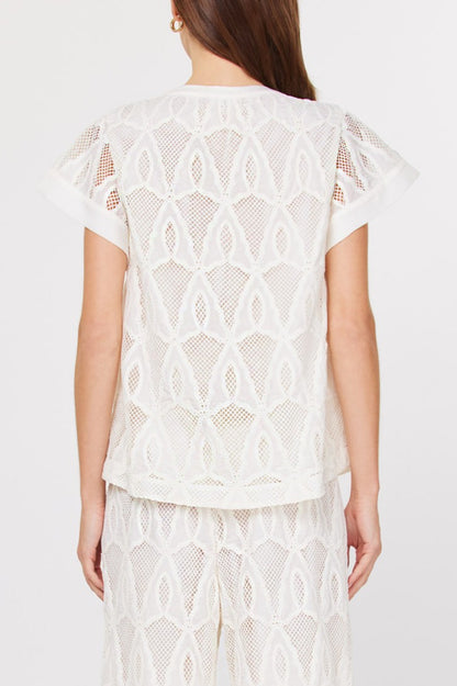 Carrie Two Piece Set White