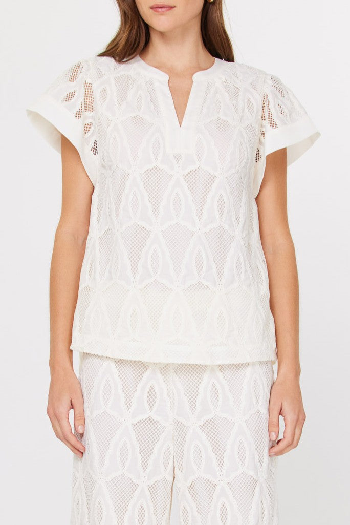 Carrie Two Piece Set White