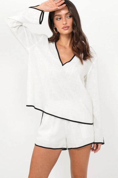 Beverly Two Piece Set White
