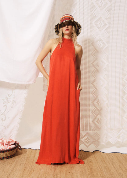 Castello Dress Coral