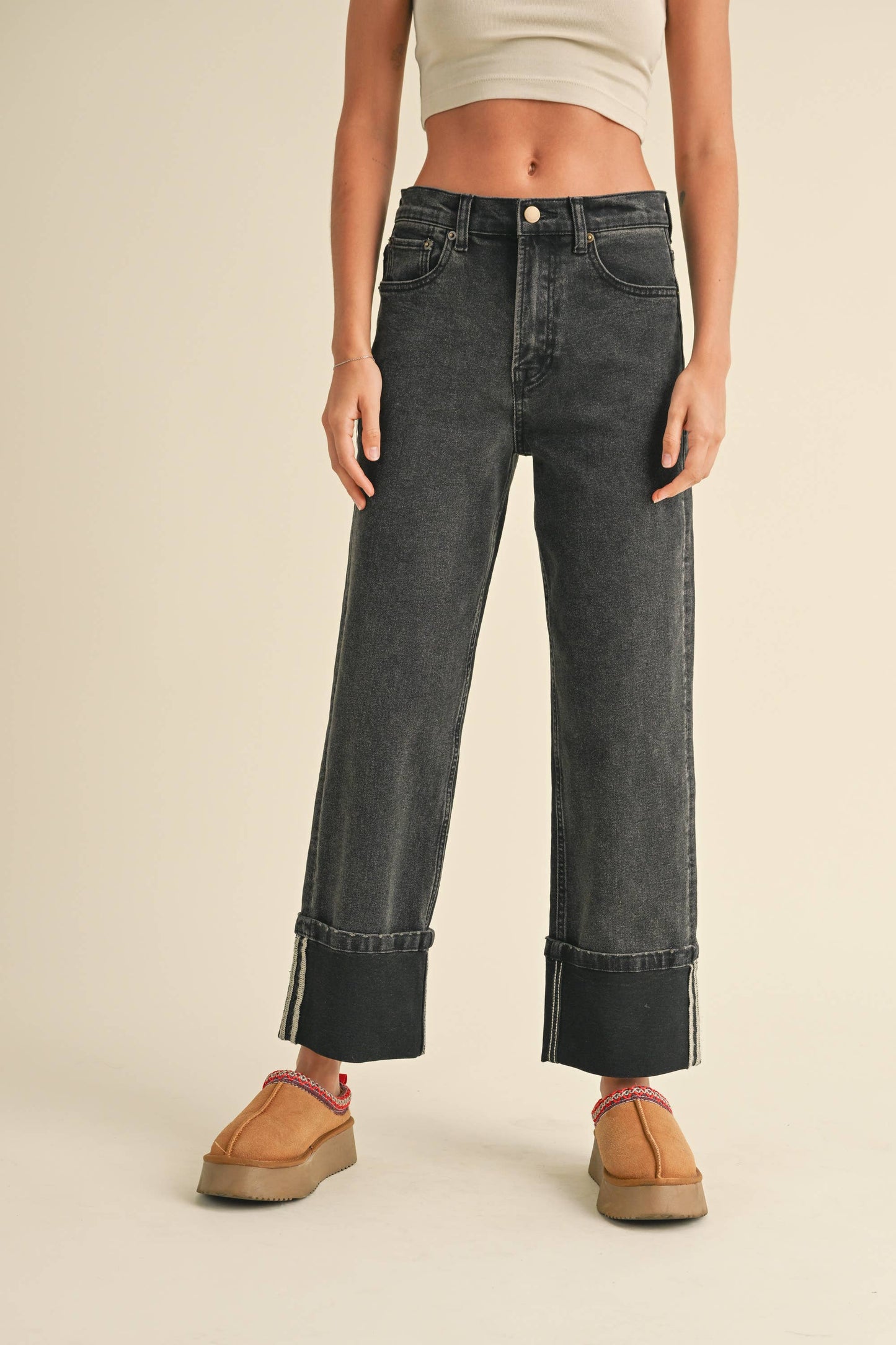 Jocé Pants Black Denim